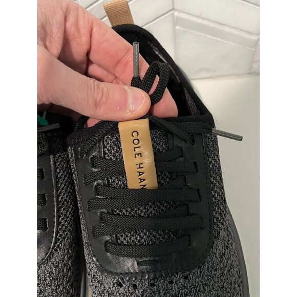 New Cole Haan Generation Zerogrand Stitchlite Sneaker Black Grey Mens Size 8 - Picture 3 of 7